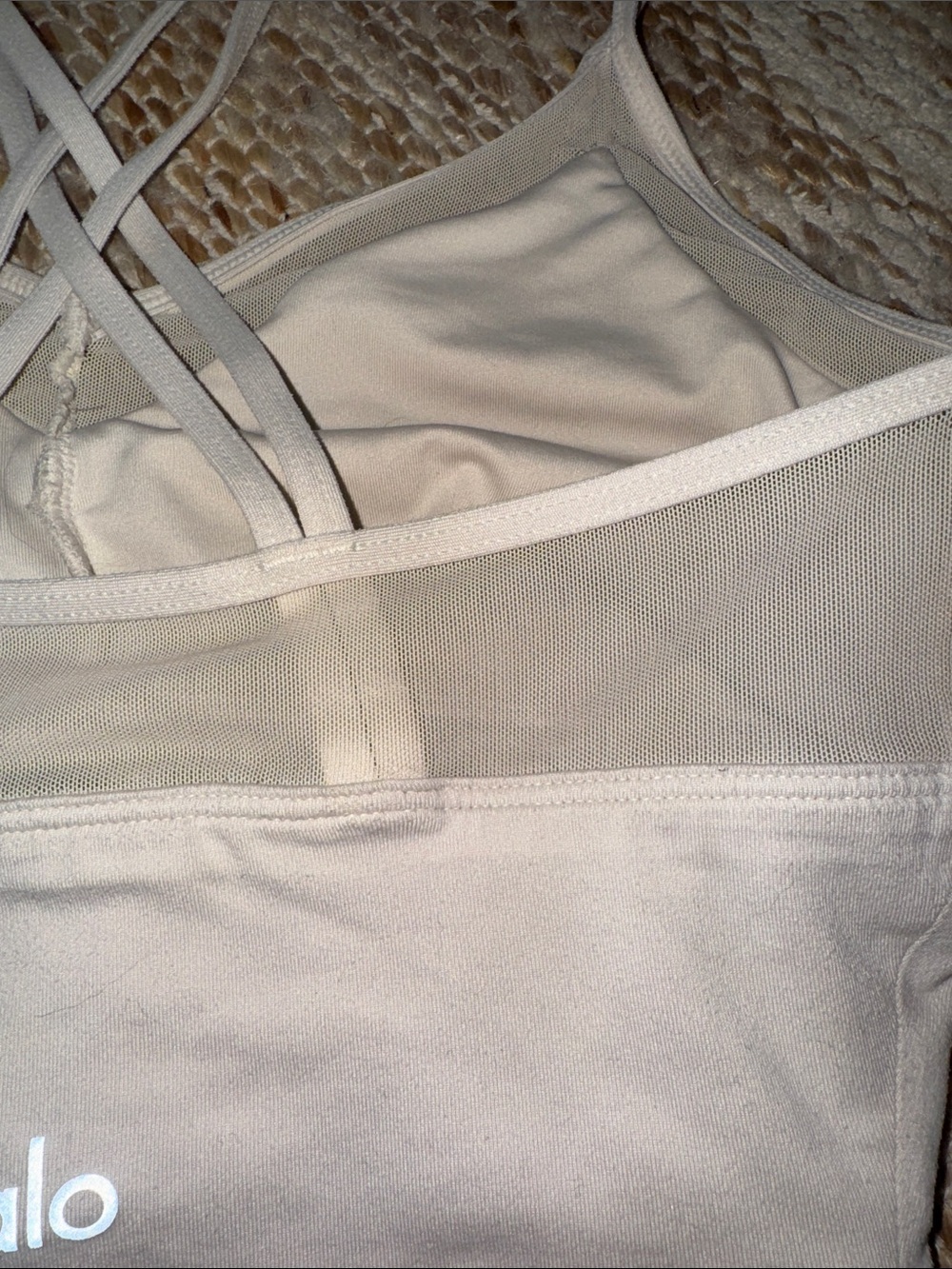 Light Beige Strappy Bralette - Women’s Intimates - Picture 3 of 4
